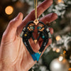 Joycorners Diving Couple Home Decor, Christmas Ornament, Personalized Ornament4 2D Flat LM2111