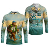 Joycorners Gone Fishing With Sasquatch, Fishing Shirts, SPF Long Sleeve Shirts, Fishing Shirts For Men