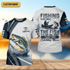 Joycorners Fishing Is Not About The Fish It's The Time Spent Together Catching Them Fishing UPF Shirts, Fishing Shirts For Men