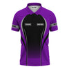 Joycorners Custom Mechanic Shirt, Personalized Work Uniform, Custom Name & Department, Cool Mechanic Graphic Tee, Purple Engine Skull Design PT2609