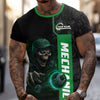 Joycorners Personalized Mechanic Shirt for Men, Custom Name & Text, Skull & Wrench Design, Cool Mechanics Gift for Father, Husband, DIY Enthusiasts PT2609
