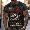 Joycorners Mechanic Shirt Funny Quote, Once A Mechanic Always A Mechanic, Gift for Mechanic Lovers, Work, Garage, Car Enthusiasts, Automotive Shirt PT2609