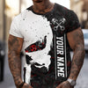 Joycorners Personalized Mechanic Skull Shirt, Unique Gear Design, Gift for Mechanics & Motorheads, Funny Skull Shirt PT2609
