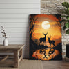 Joycorner Deer Couple Sunset Lake Silhouette Personalized Canvas