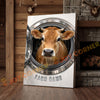 Joycorners Cattle Cow Funny Jersey Cow In Washing Machine Personalized Name Canvas