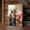 Joycorners Deer Couple Painting Heart Art Studio Personalized Name Canvas