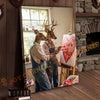 Joycorners Deer Couple Painting Heart Art Studio Personalized Name Canvas