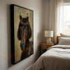 Joycorners Whimsical HorseFarm Portrait Personalized Name Canvas