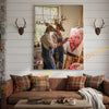 Joycorners Deer Couple Painting Heart Art Studio Personalized Name Canvas