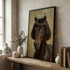 Joycorners Whimsical HorseFarm Portrait Personalized Name Canvas