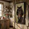 Joycorners Whimsical HorseFarm Portrait Personalized Name Canvas