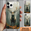 Joycorners Alpine Mountain Deer Personalized Name Phone Case