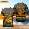 Joycorners The Bass Are Calling And I Must Go Largemouth Bass Fishing SPF Shirt For Men, Funny Fishing Shirt
