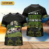 Joycorners Weekend Hooker Camouflage Fishing Shirts, Fishing UPF Shirts, Men's Fishing Shirts Long Sleeve