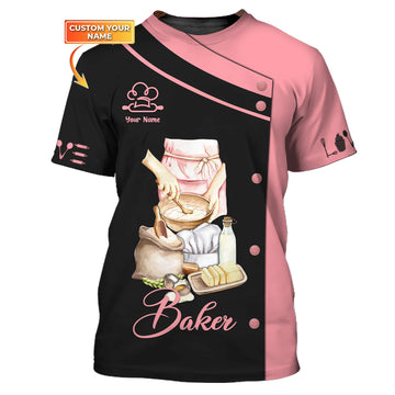 BAKER - Custom Bakery Shirt Gift For Baking & Cake Lover Printed Shirt