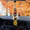 Joycorners Faith Old Cross Cardinal Sunflower Personalized Ornament 2D Flat LM1611