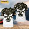 Joycorners Deep Ocean Fishing SPF Shirt For Men, Camouflage Fishing Shirts, Fishing Gifts For Men, Men's Fishing Shirt