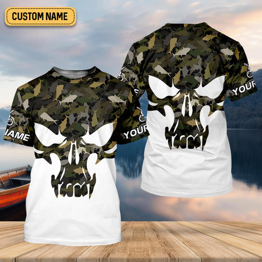 Joycorners Deep Ocean Fishing SPF Shirt For Men, Camouflage Fishing Shirts, Fishing Gifts For Men, Men's Fishing Shirt
