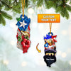 Joyccorners Custom Name Puerto Rico Ornament, Gift for Puerto Rico Lover 2D Flat LM2111