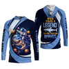 Joycorners When You're A Legend You Make Your Own Waves Shark Shirt, SPF Shirt For Men, Fishing Shirts For Men