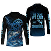 Joycorners We Came We Saw We Conquered, Casting Fish, SPF Shirt, Custom Fishing Shirt, Men Long Sleeve Shirt