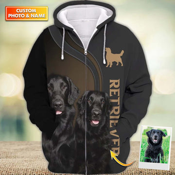 Joycorners Retriever Lover 3D Custom Name And Dog Full Print Shirts