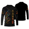 Joycorners It's In My DNA Fishing UPF Shirts, Funny Fishing Shirt, Men Jersey, Presents For Fishermen