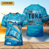 Joycorners The Tuna Are Calling And I Must Go Fishing UPF Shirts, Fishing Gifts For Men, Tuna Fishing Shirts For Men