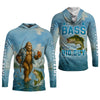 Joycorners Catchin' Bass With The Big Guy, Fishing Shirts, SPF Long Sleeve Shirts, Fishing Shirts For Men