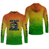 Joycorners Show Me Your Bobbers Shirt, Green Yellow Orange Men Fishing Shirt, Funny Fishing Shirt, SPF Shirt