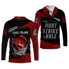 Joycorners Bass Fishing Shirts, Hunt - Strike - Rule, SPF Long Sleeve Shirts, Fishing Shirts For Men
