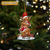Joycorners Cow Family Ornament, Acrylic Ornament (8 Breed Options)