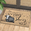 Joycorners Hereford - Leave Your Worries And Your Shoes At The Door Doormat