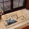 Joycorners Highland - Leave Your Worries And Your Shoes At The Door Doormat