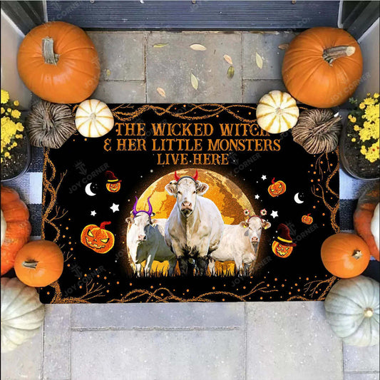 Joycorners Charolais The Wicked Witch Custom Name Doormat