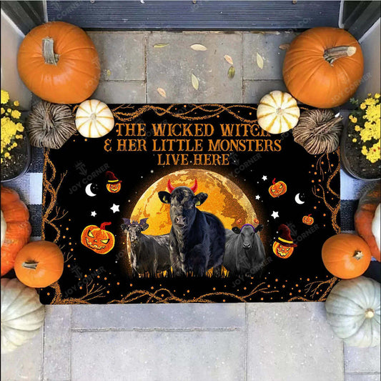 Joycorners Black Angus The Wicked Witch Custom Name Doormat