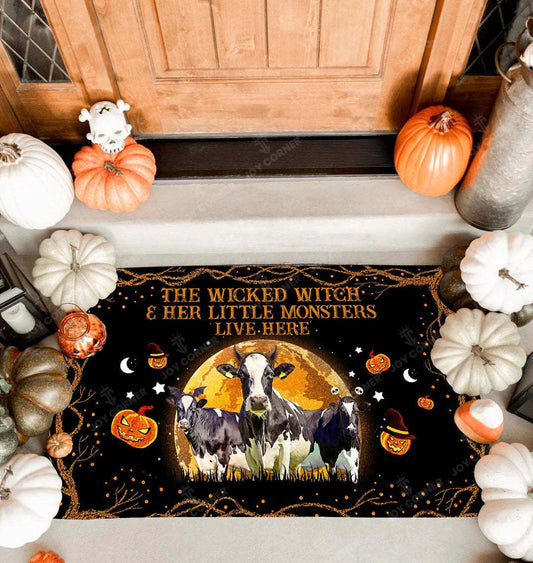 Joycorners Holstein The Wicked Witch Custom Name Doormat