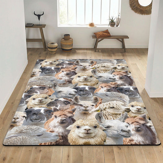 Joycorners Llama Herd Rug