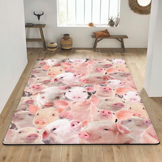 Joycorners Pig Herd Rug