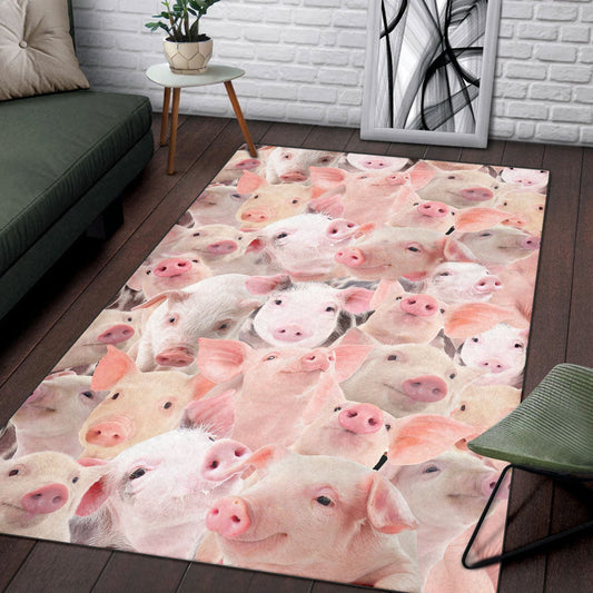 Joycorners Pig Herd Rug