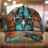 Joycorners Skull Deer Hunting Steel Pattern 3D Multicolor Personalized Cap