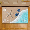 Joycorners Turtle Doormat, Welcome To My World Gift For Turtle Lovers, New Home Gift, Housewarming Gift, Turtle Decor LM0210
