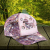 Joycorners Dachshund Love Pink Bling Bling Customized Name Cap