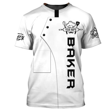 BAKER - Custom Bakery Shirt Gift For Baking & Cake Lover Printed Shirt