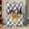 Joycorner Personalized Farmhouse Plaid Cow Blanket (12 Cattle Breeds)