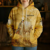 Joycorners Personalized Name & Farm Name Jesus Blessed This Farm Christian Hoodie (10 Cattle Breeds)