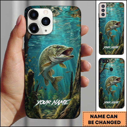 Joycorners Underwater Pike Personalized Phone Case