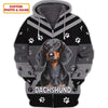 Joycorners Gift For Dachshund Lovers Custom Name And Dog 3D Full Print Shirts