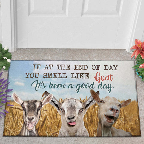 Joycorner Goat Lover Good Day Doormat