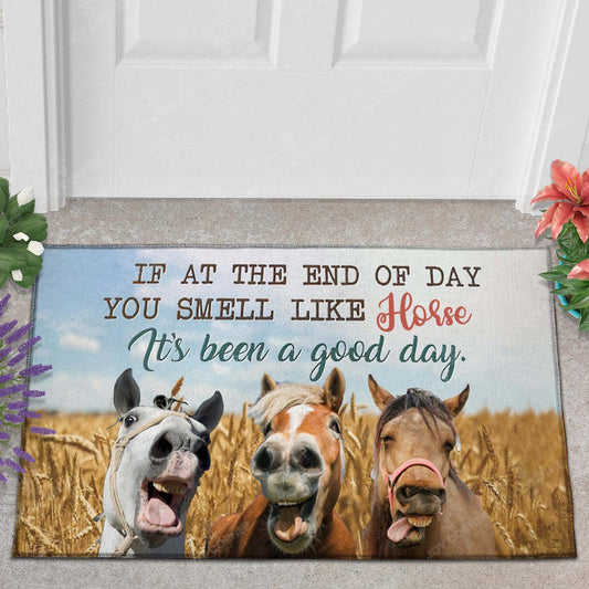 Joycorner Horse Lover Good Day Doormat